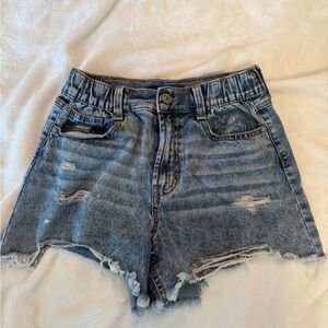 Rewash Light Blue Distressed Jean Shorts